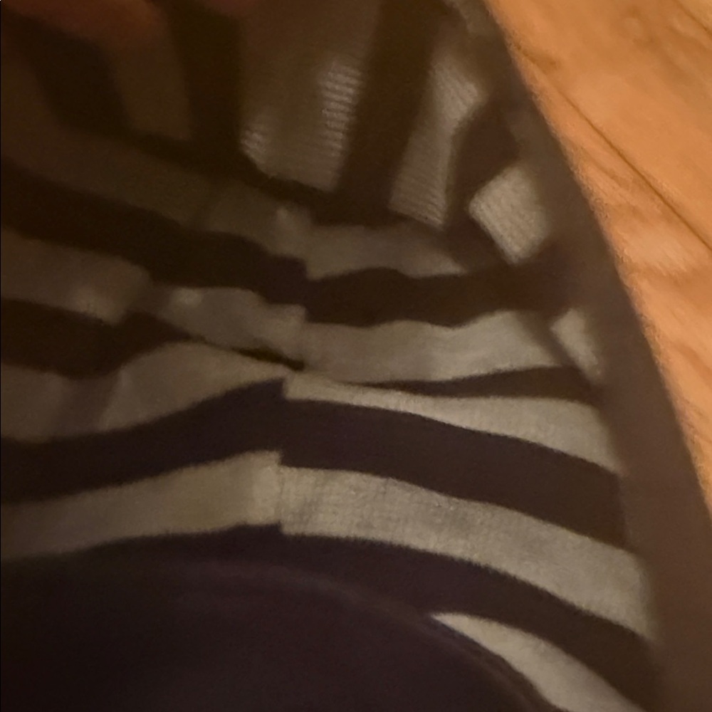 Self Esteem Black Toggle Jacket With Striped Hood - image 3